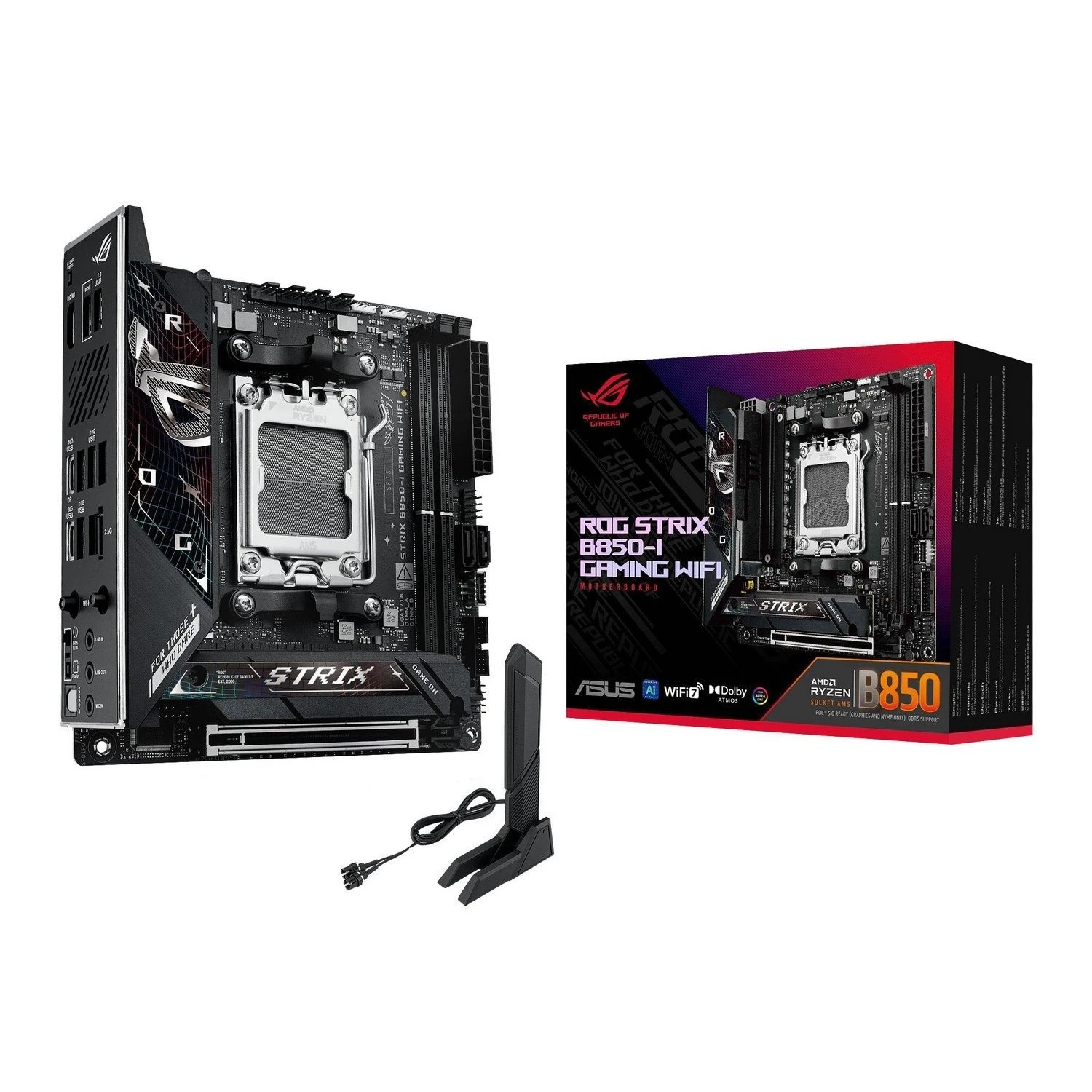 Asus ROG Strix B850-I Gaming WiFi Материнські плати image 1