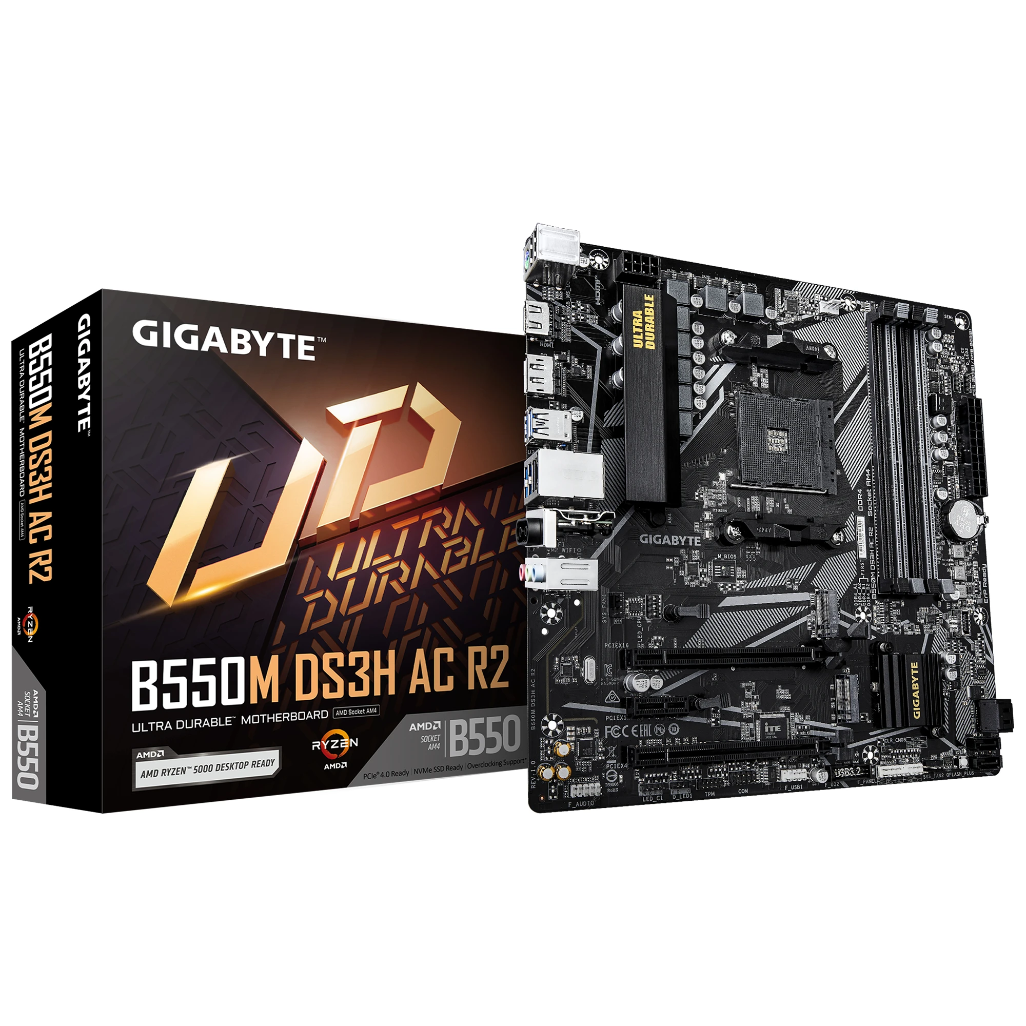 Gigabyte B550M DS3H AC R2 Материнські плати image 1