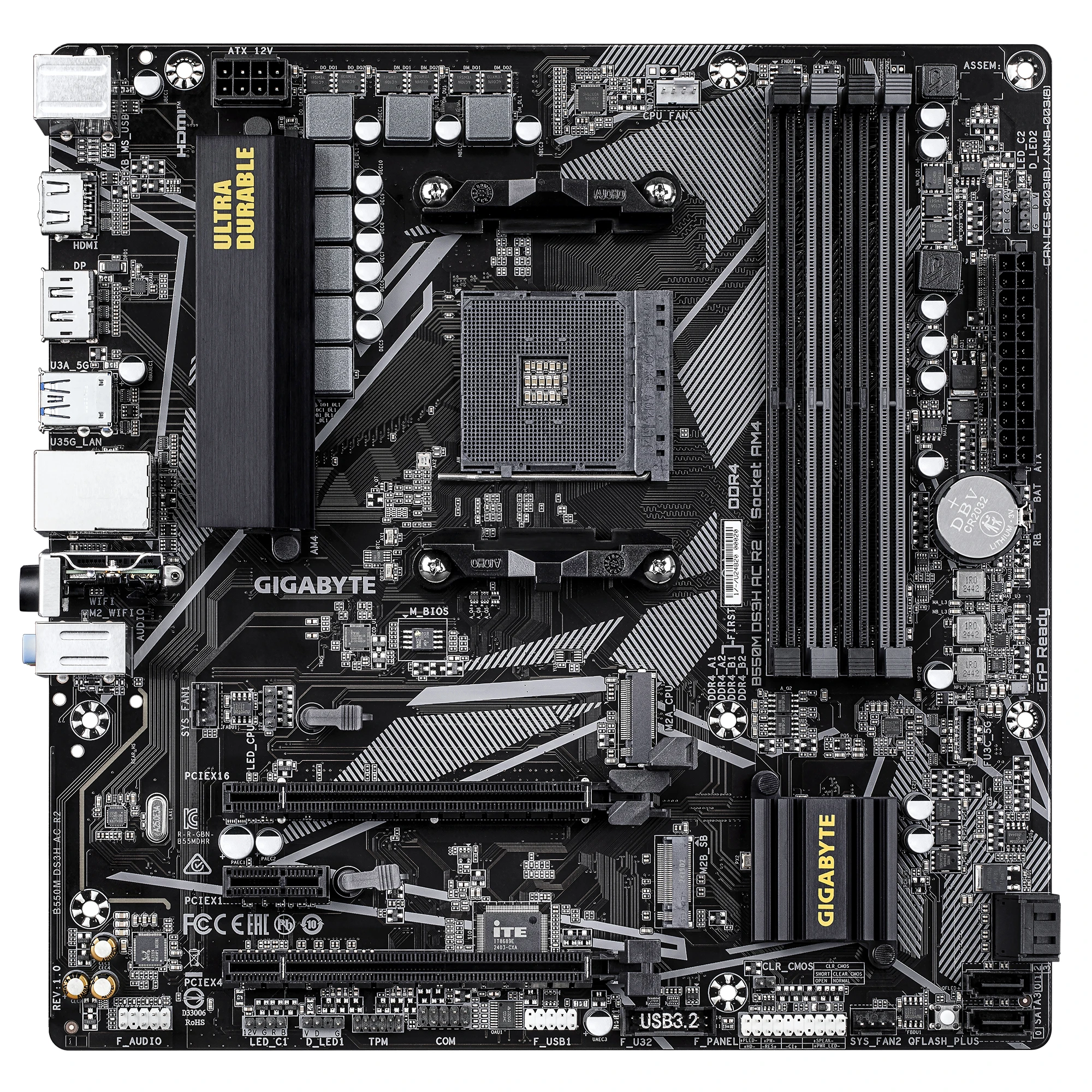 Gigabyte B550M DS3H AC R2 Материнські плати image 3