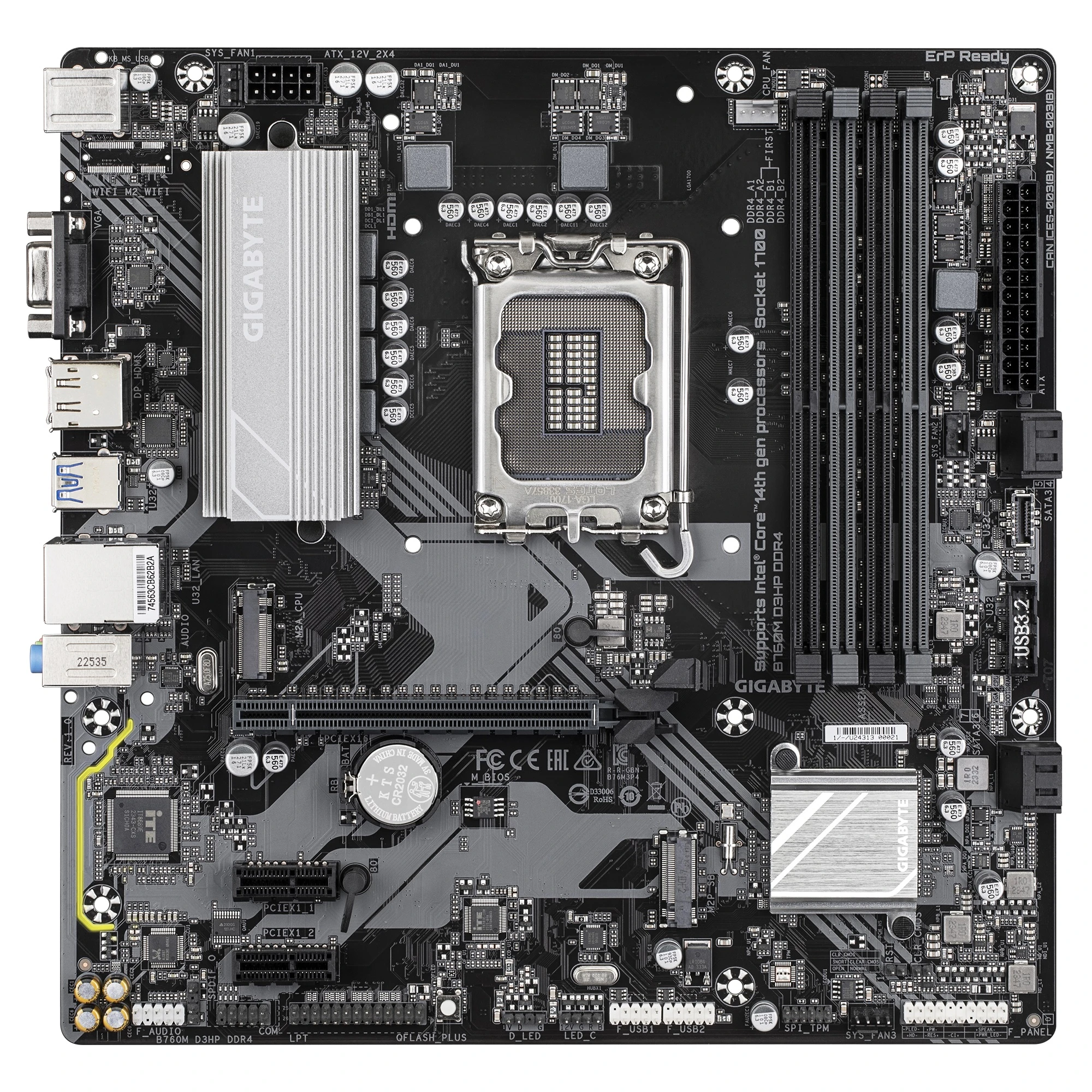 Gigabyte B760M D3HP DDR4 Материнські плати image 3