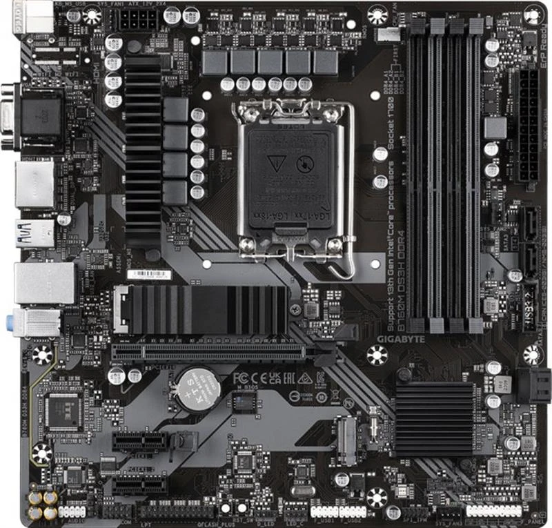 GIGABYTE B760M DS3H DDR4 Материнські плати image 1
