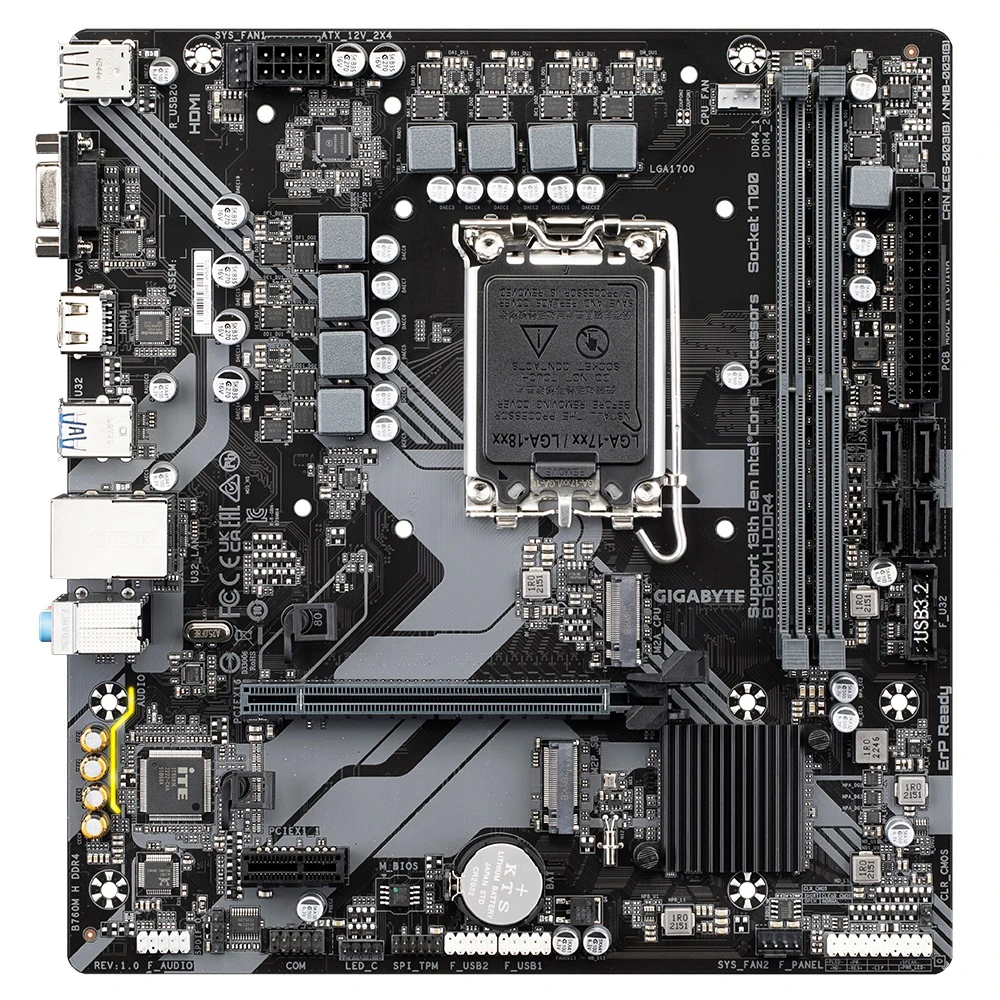 Gigabyte B760M H DDR4 Материнські плати image 3