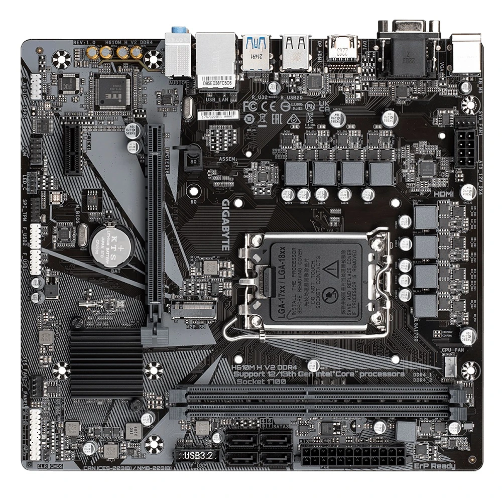 Gigabyte H610M H V2 DDR4 Материнські плати image 2
