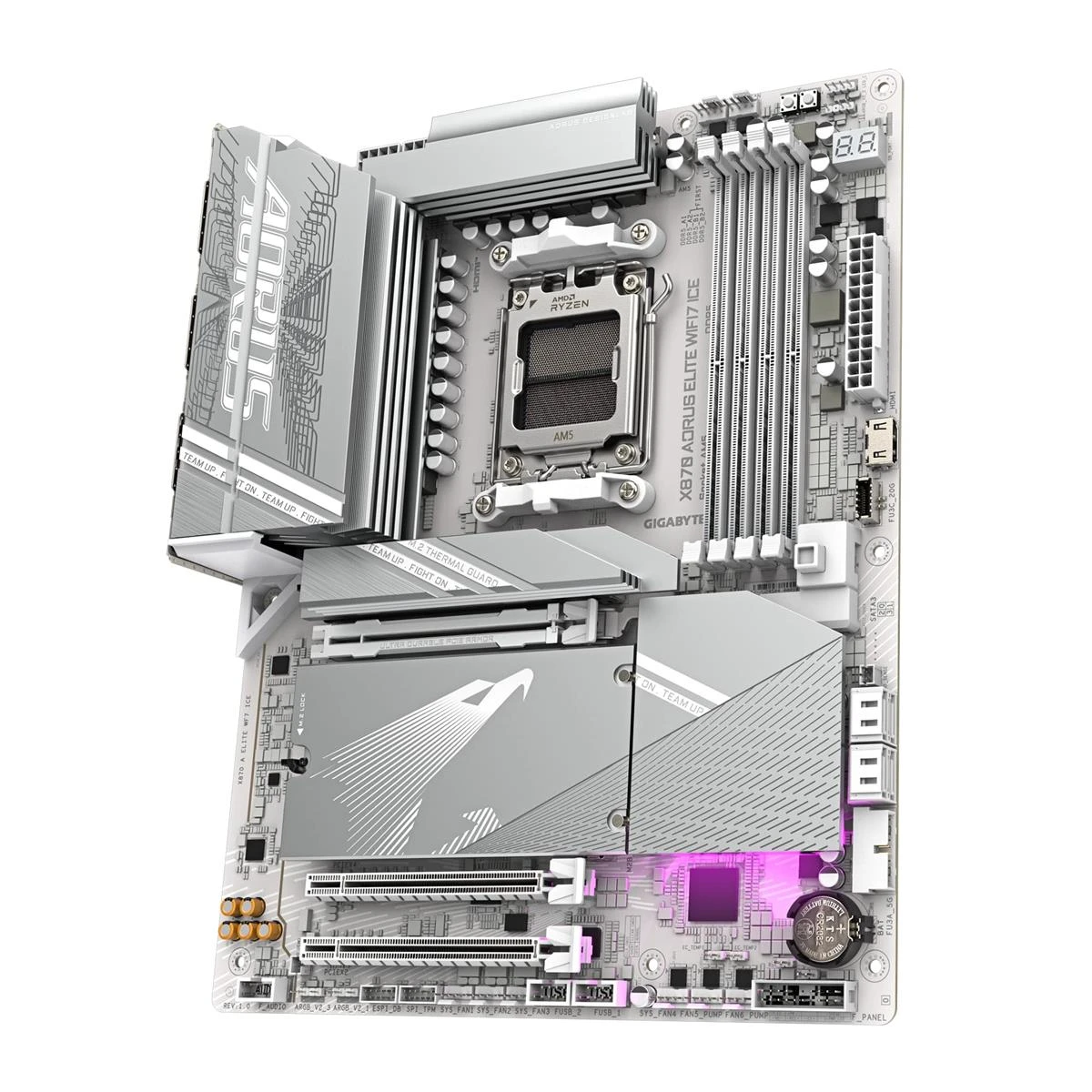 Gigabyte X870 Aorus Elite WiFi7 Ice Материнські плати image 3