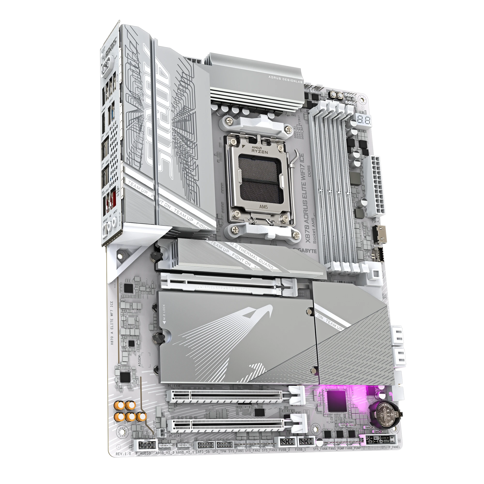 Gigabyte X870 Aorus Elite WiFi7 Ice Материнські плати image 5