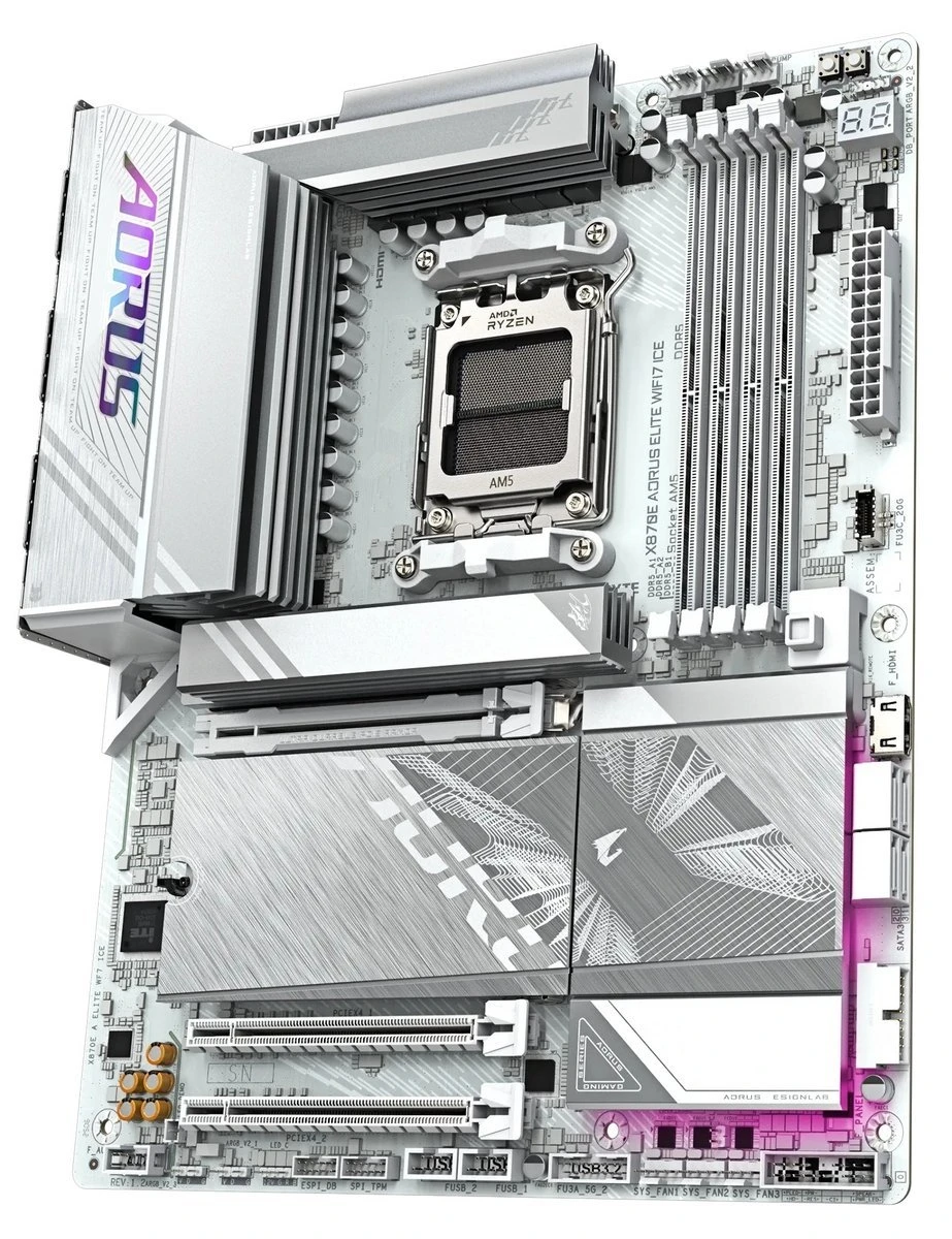 GIGABYTE X870E AORUS ELITE WIFI7 ICE Материнські плати image 2
