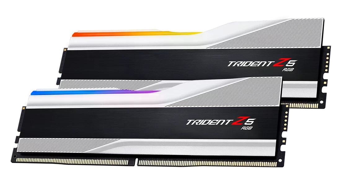 DDR5 32GB (2x16) 6400MHz G.Skill Trident Z5 RGB Silver (F5-6400J3239G16GX2-TZ5RS) Оперативна пам'ять image 2