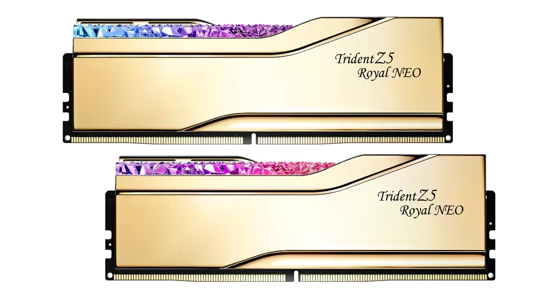 DDR5 64GB (2x32) 6000MHz G.Skill Trident Z5 Royal Neo AMD EXPO (F5-6000J2636H32GX2-TR5NG) Оперативна пам'ять image 1