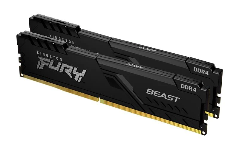DDR4 32GB (2x16) 3200MHz Kingston FURY Beast Black (KF432C16BB1K2/32WP) Оперативна пам'ять image 1