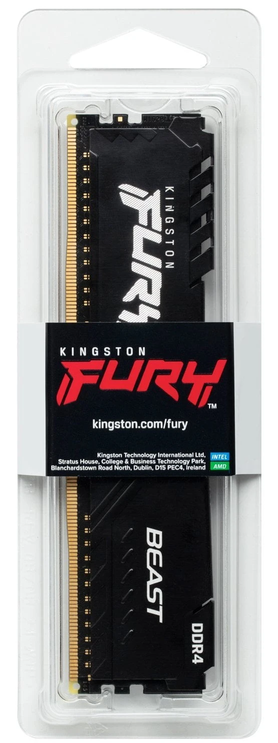 DDR4 16GB 3600Mhz Kingston Fury Beast Black (KF436C18BB/16) Оперативна пам'ять image 2