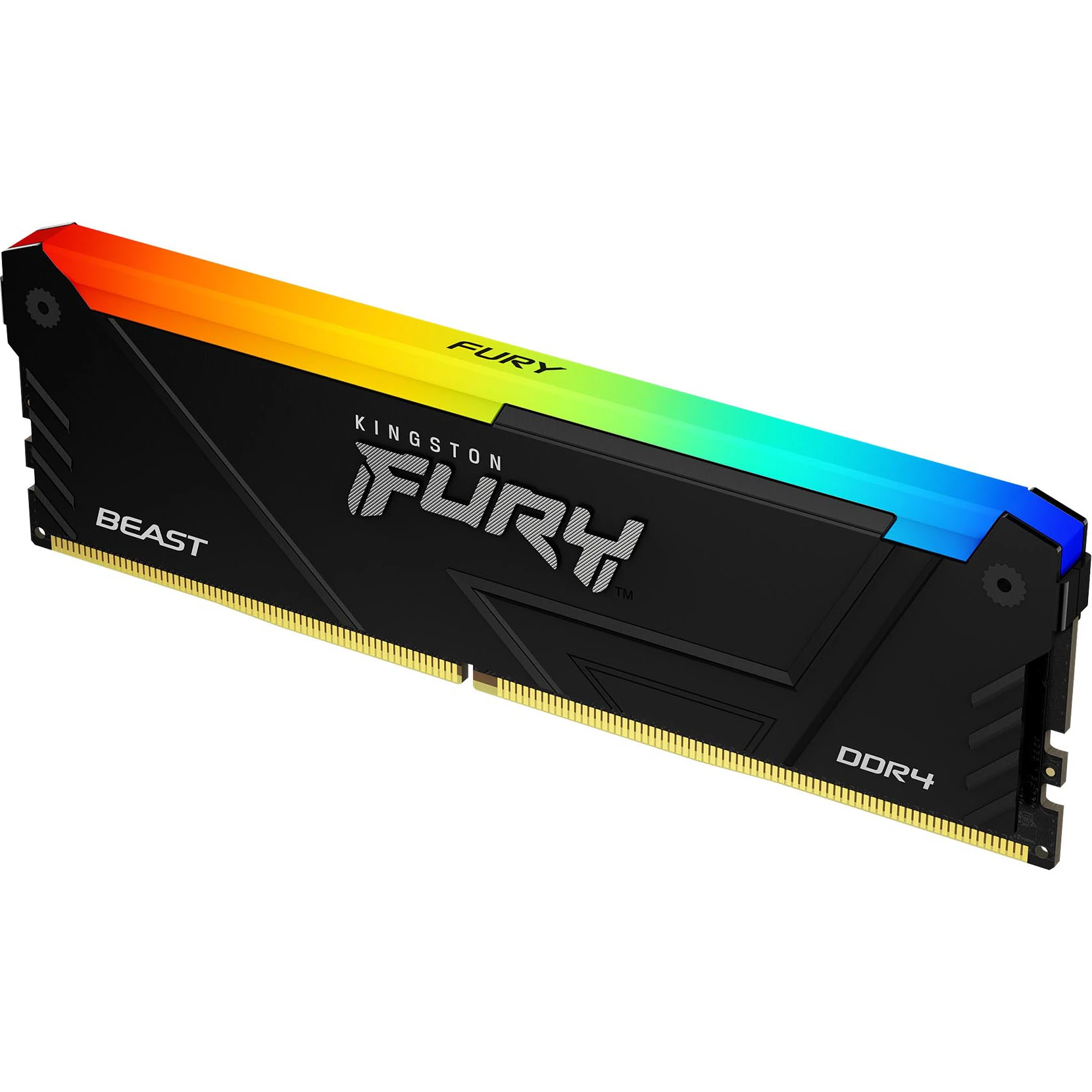 DDR4 16GB 3200MHz Kingston Fury Beast RGB Black (KF432C16BB12A/16WP) Оперативна пам'ять image 1