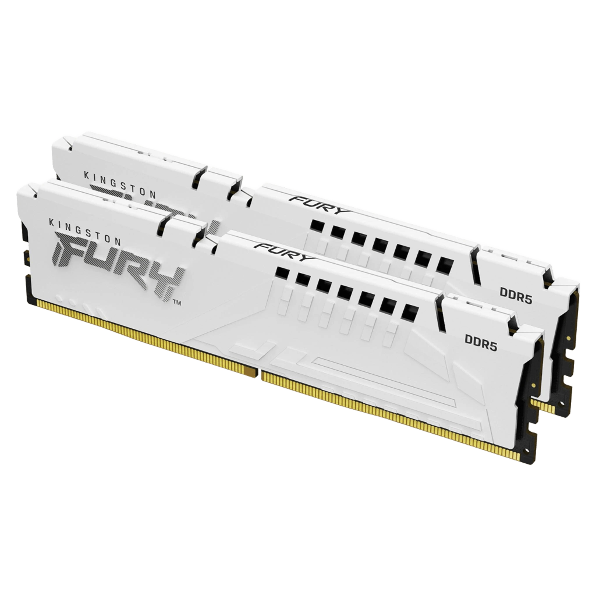 DDR5 64GB (2x32) 5200MHz Kingston FURY Beast White EXPO (KF552C36BWEK2-64) Оперативна пам'ять image 1