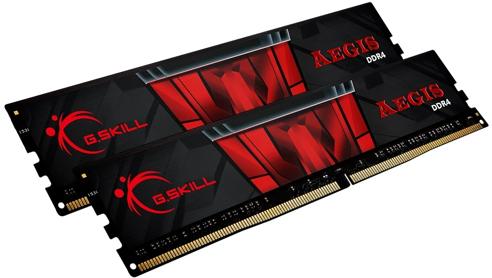 DDR4 16Gb (2x8) 2666MHz G.Skill Aegis (F4-2666C19D-16GIS) Оперативна пам'ять image 1
