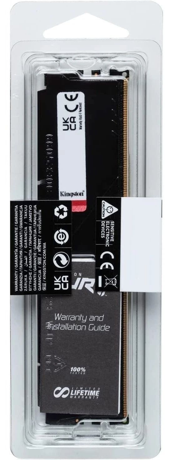 DDR5 32GB 6000MHz Kingston Fury Beast Black (KF560C36BBE-32) Оперативна пам'ять image 2