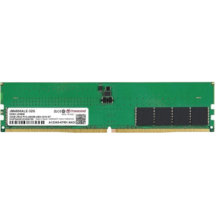 DDR5 32GB 4800MHz Transcend (JM4800ALE-32G) Оперативна пам'ять image 1