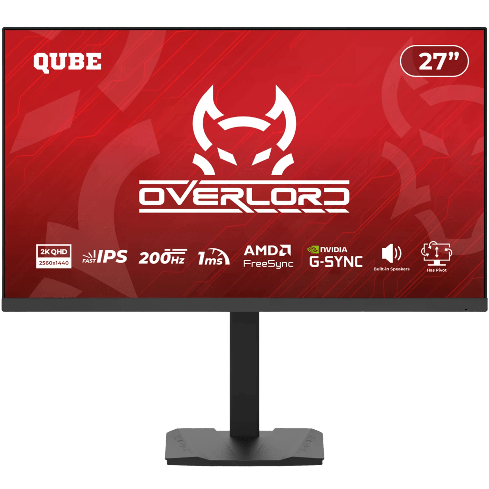 Монітор 27" QUBE Overlord G27Q200H Монітори image 1