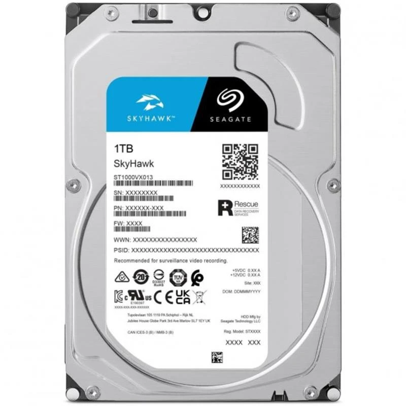 HDD 3.5 1TB Seagate SkyHawk (ST1000VX013) Накопичувачі image 2