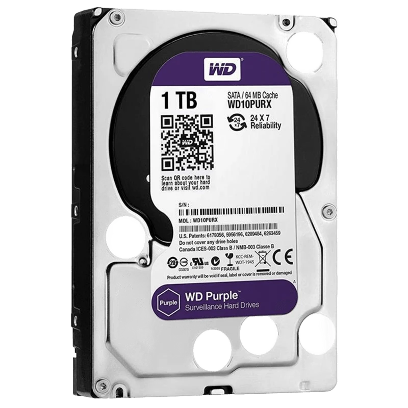 HDD 3.5 1TB WD Purple (WD10PURZ) Накопичувачі image 3