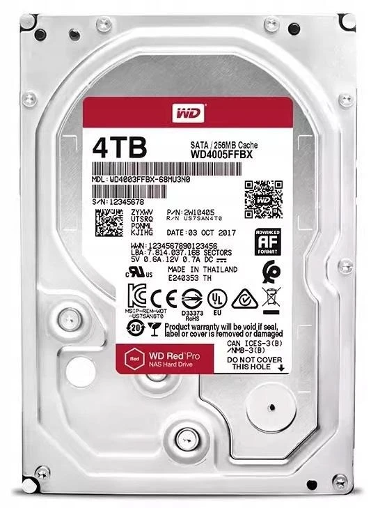 HDD 3.5 4TB WD Red Pro NAS (WD4005FFBX) Накопичувачі image 2
