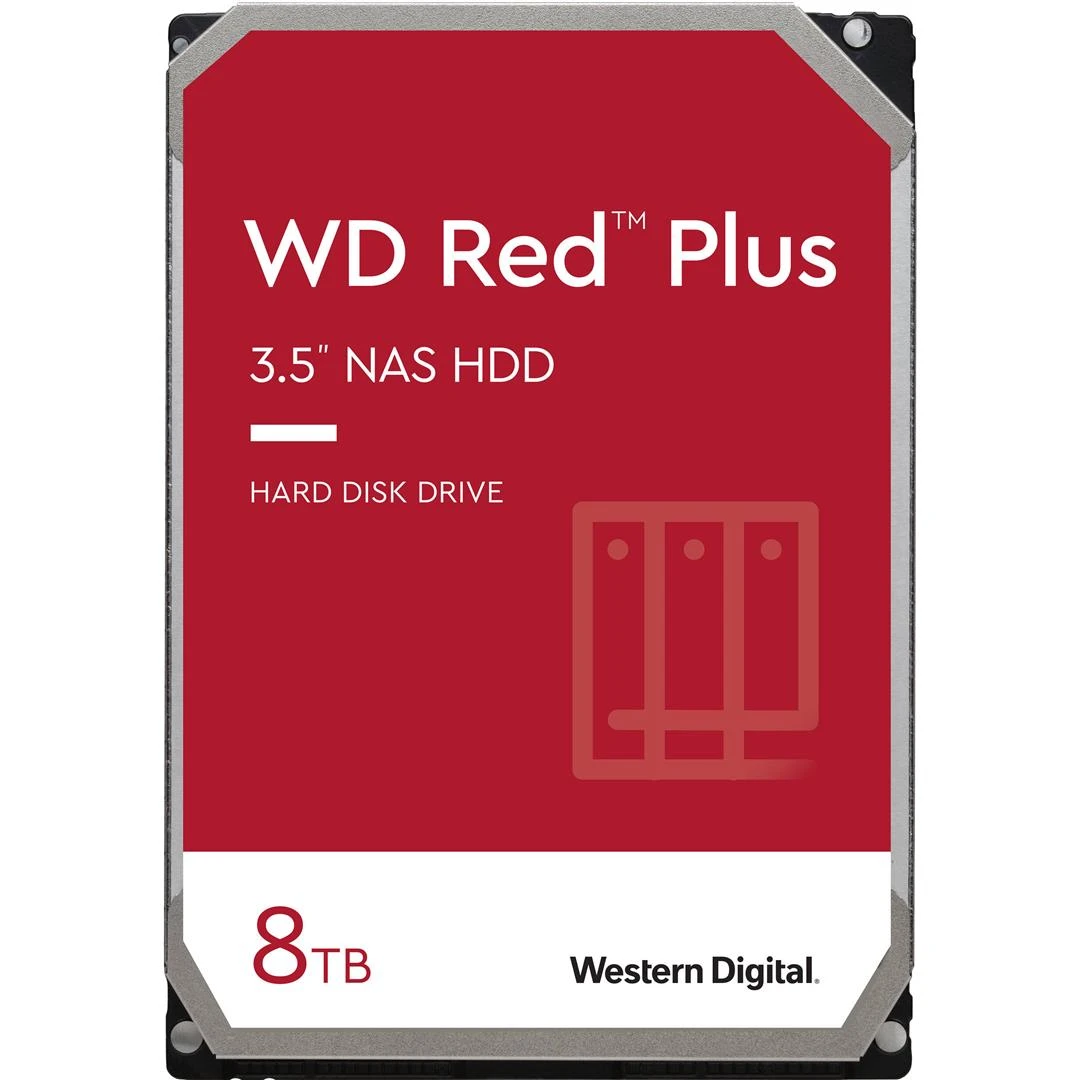 HDD 3.5 8TB WD Red Plus (WD80EFPX) Накопичувачі image 1
