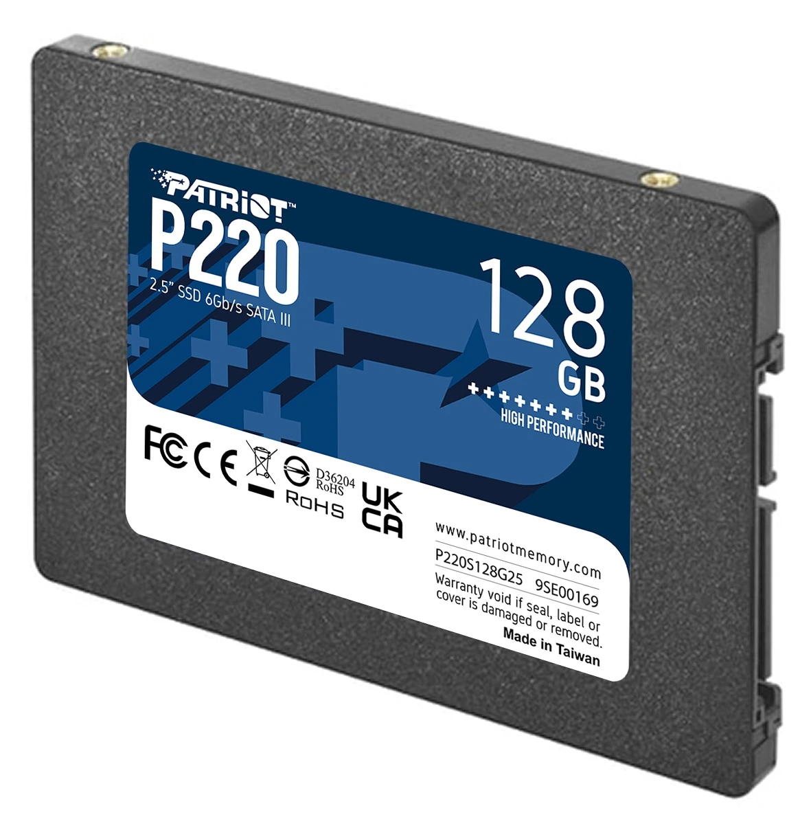 SSD 2.5 128GB Patriot P220 (P220S128G25) Накопичувачі image 1
