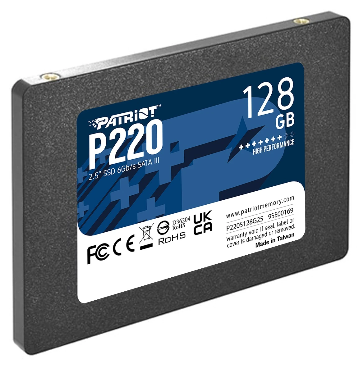 SSD 2.5 128GB Patriot P220 (P220S128G25) Накопичувачі image 4