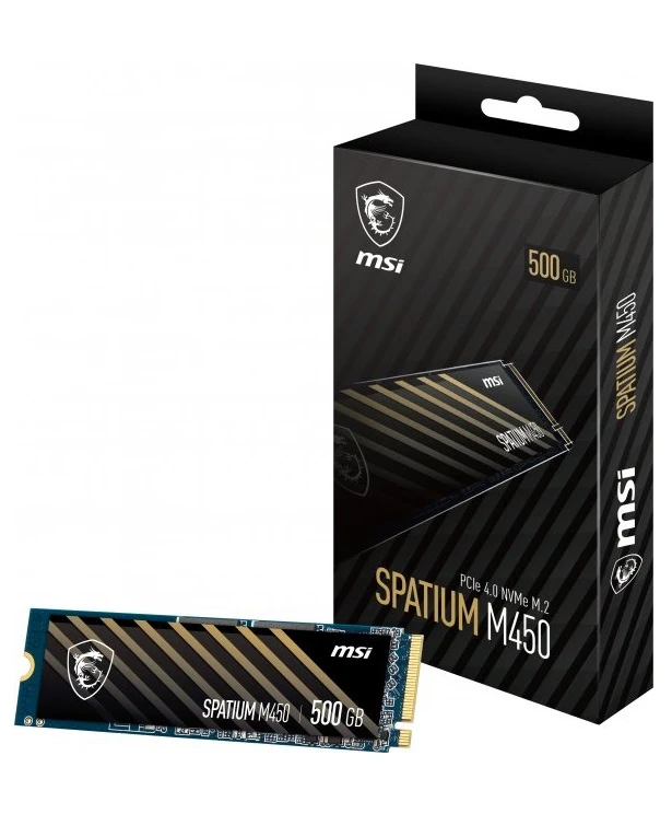M.2 NVMe 500GB MSI Spatium M450 V1 (S78-440K380-P83) Накопичувачі image 2
