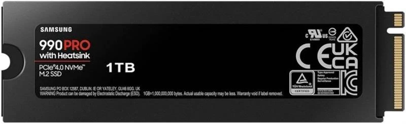 M.2 NVMe 1ТB Samsung 990 PRO with Heatsink (MZ-V9P1T0CW) Накопичувачі image 1