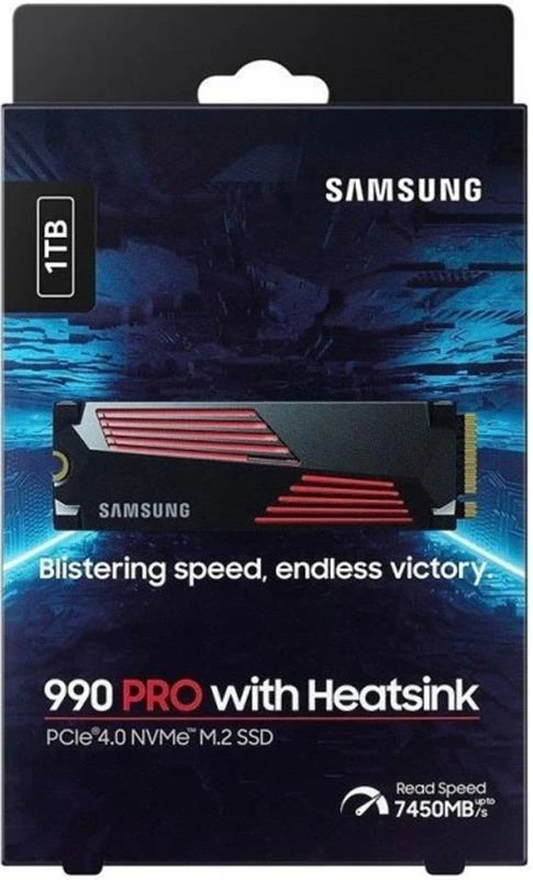 M.2 NVMe 1ТB Samsung 990 PRO with Heatsink (MZ-V9P1T0CW) Накопичувачі image 3