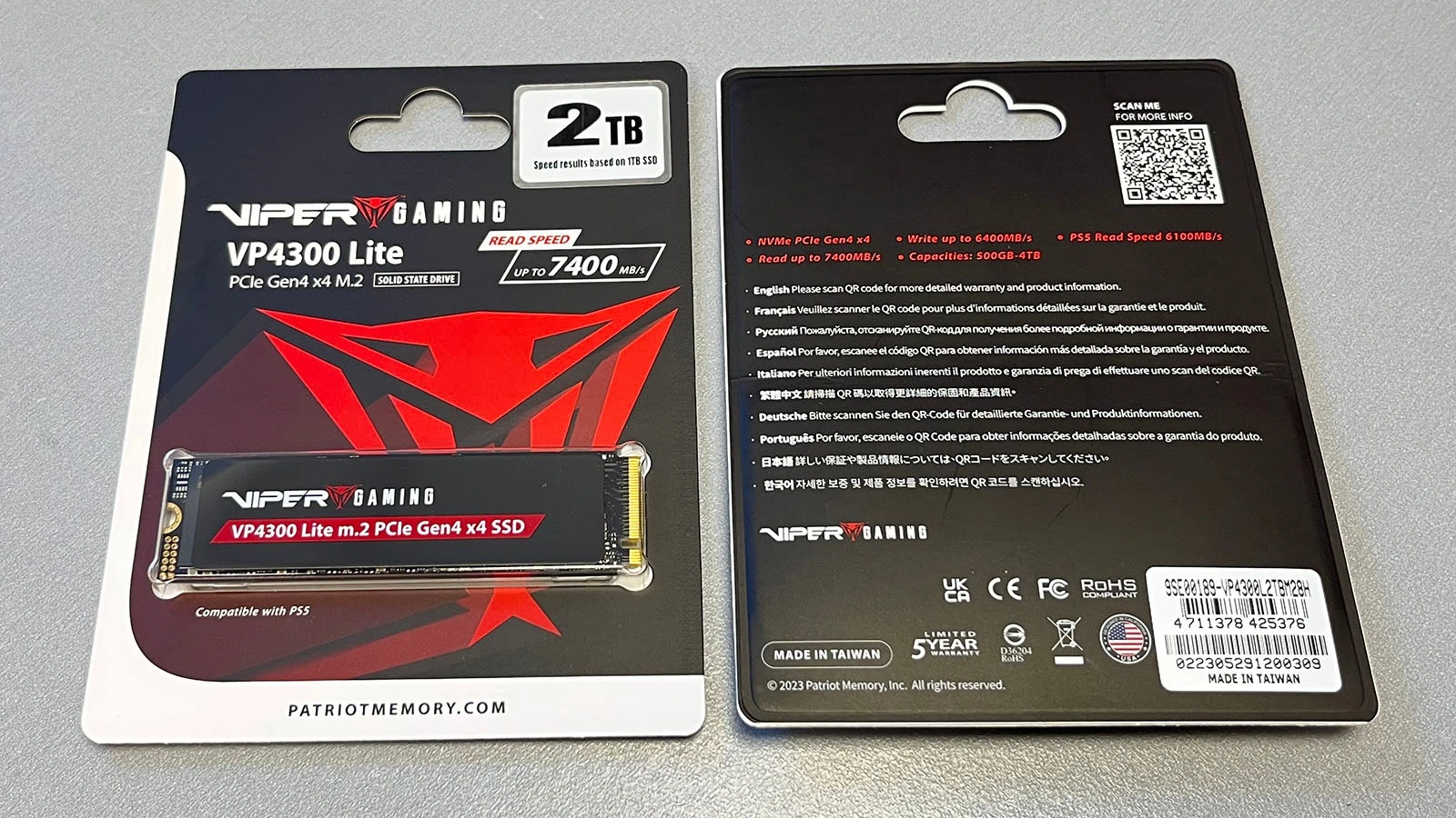 M.2 NVMe 2TB Patriot VP4300 Lite (VP4300L2TBM28H) Накопичувачі image 2
