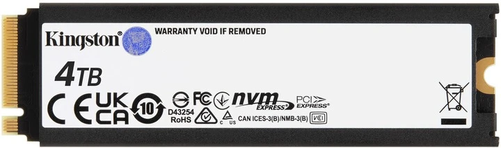 M.2 NVMe 4TB Kingston Fury Renegade with Heatsink (SFYRDK/4000G) Накопичувачі image 3