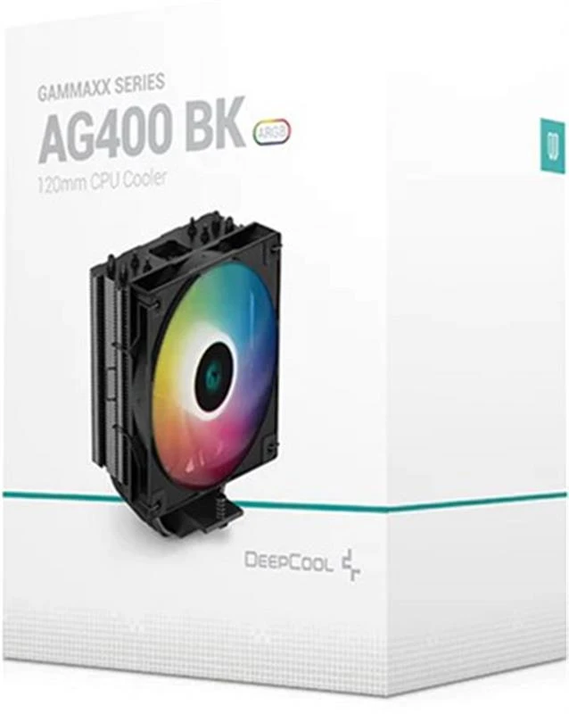 Повітряне охолодження DeepCool AG400 BK ARGB (R-AG400-BKANMC-G-2) Охолодження image 2
