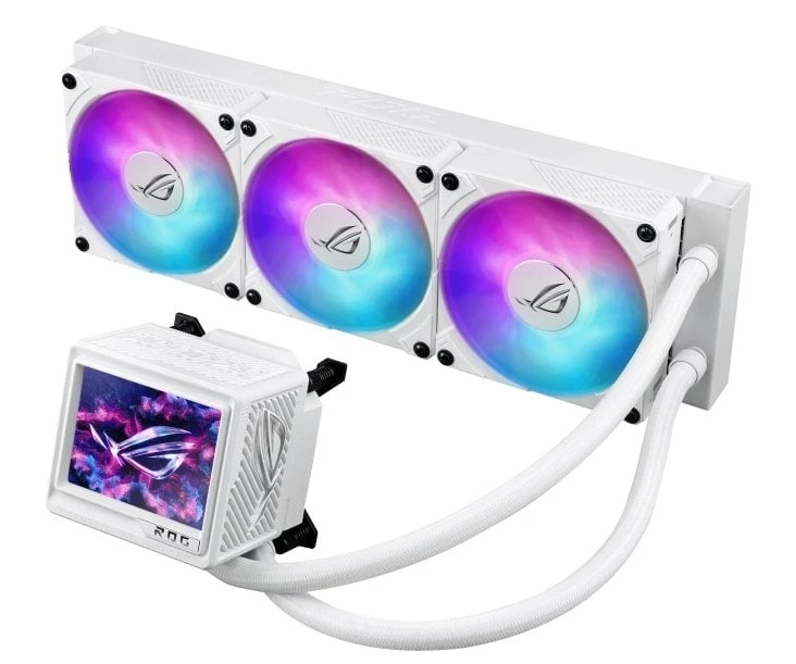 Водяне охолодження ASUS ROG-RYUJIN-III-360-ARGB-EXTREME-WHT Охолодження image 3