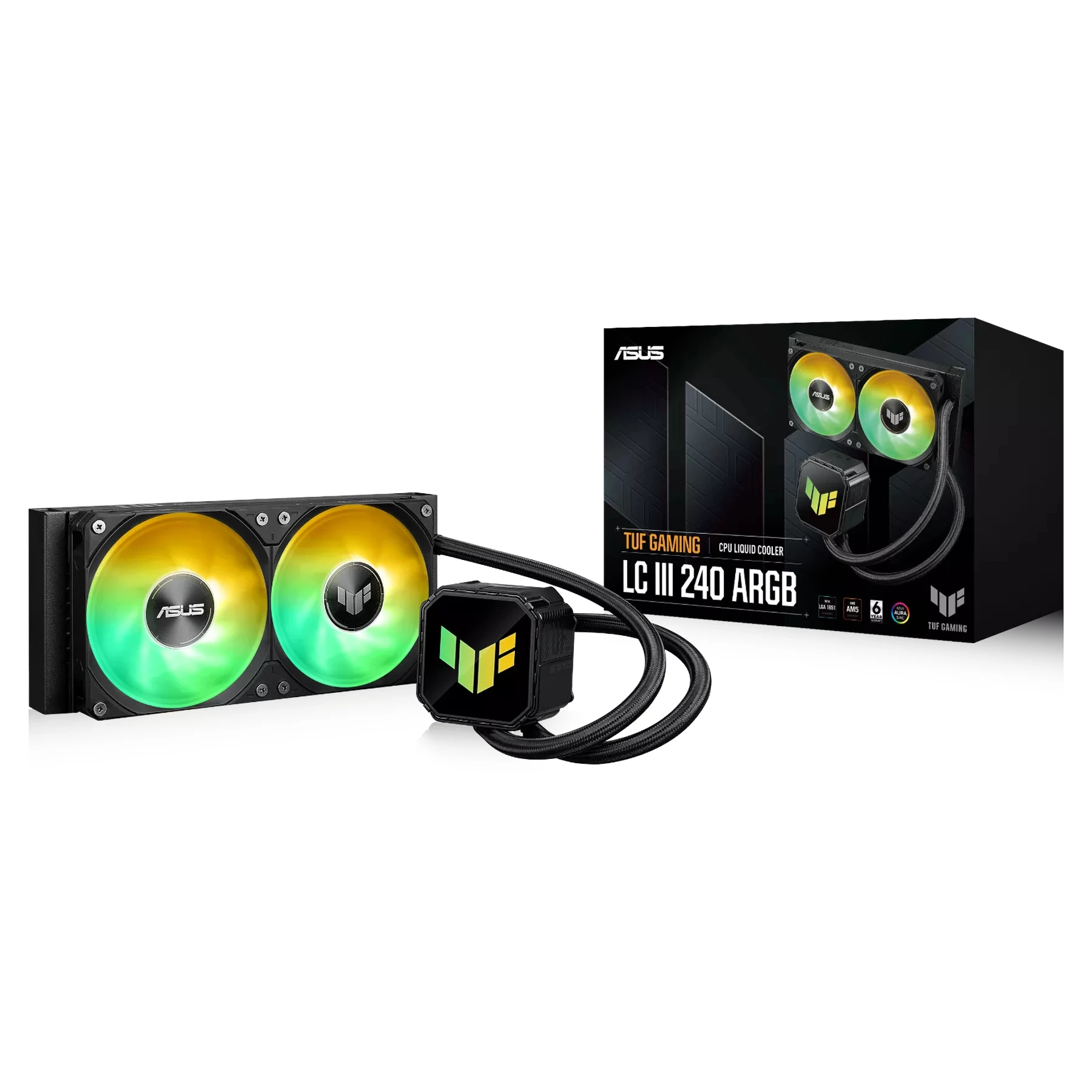 Водяне охолодження ASUS TUF-GAMING-LC-III-240-ARGB (90RC01J1-B0EAY0) Охолодження image 4