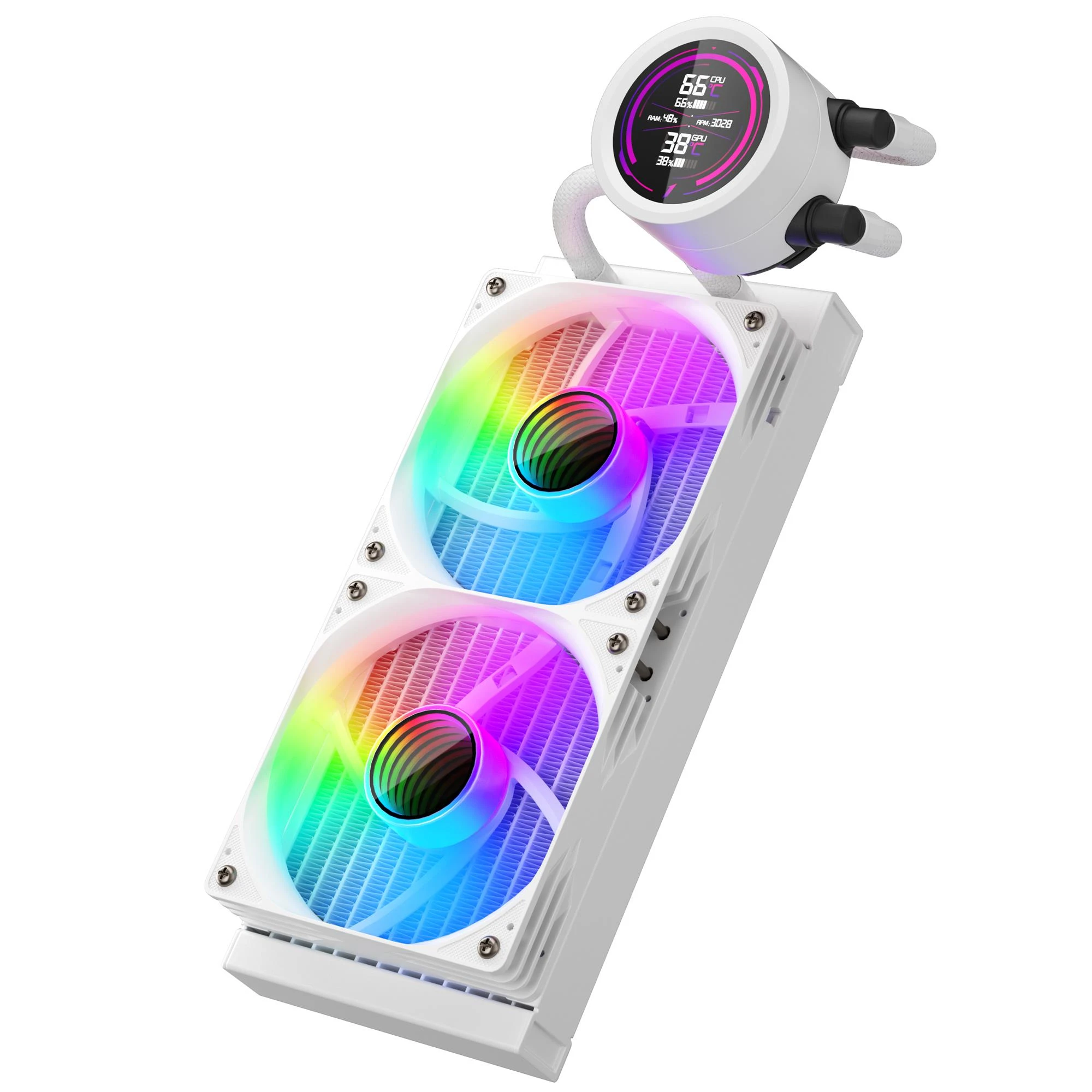 Водяне охолодження 1stPlayer TS4-240 White Охолодження image 3