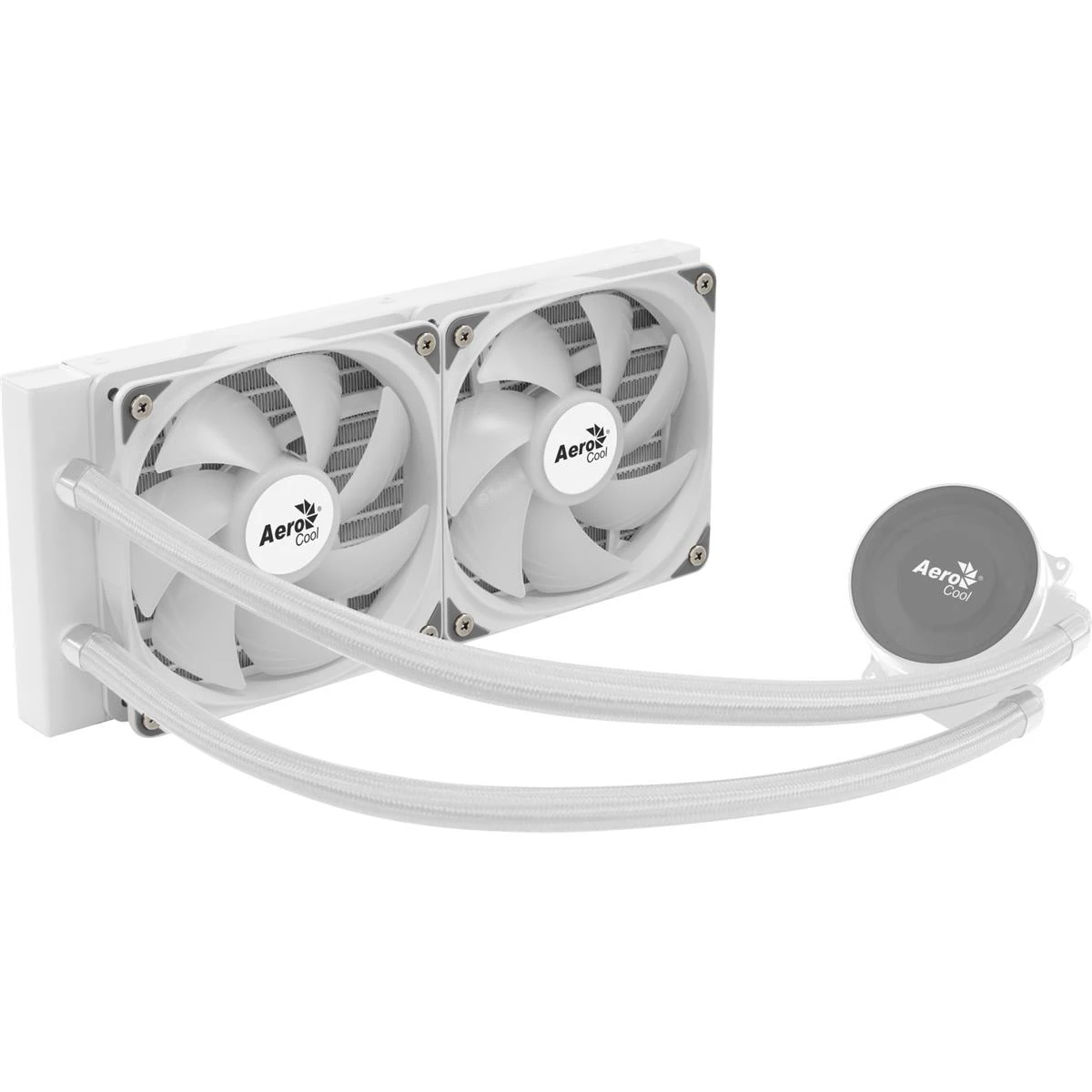 Водяне охолодження AeroCool Oasis L240 White (ACLA-OA24117.21) Охолодження image 1