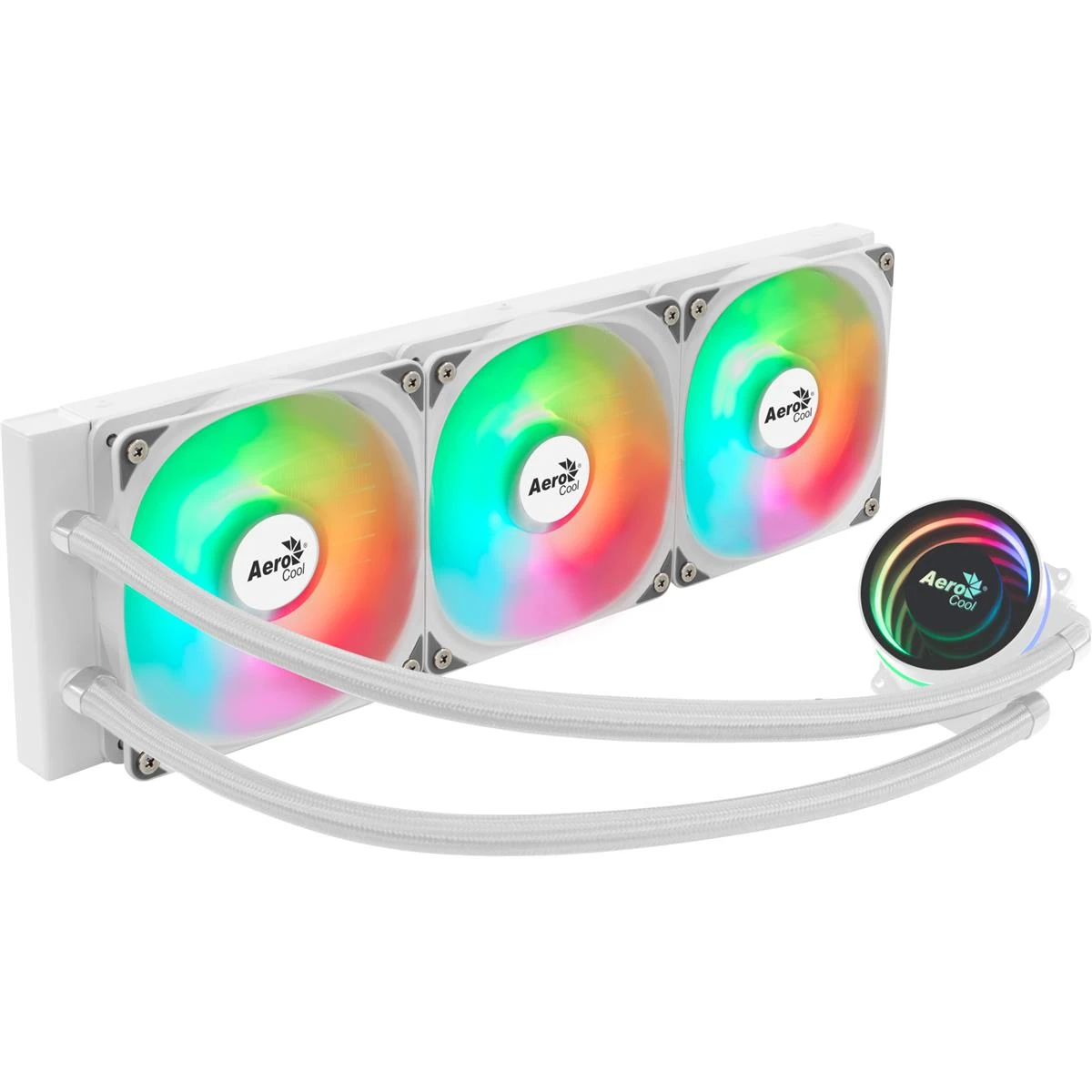Водяне охолодження AeroCool Oasis L360 White (ACLA-OA36117.21) Охолодження image 1