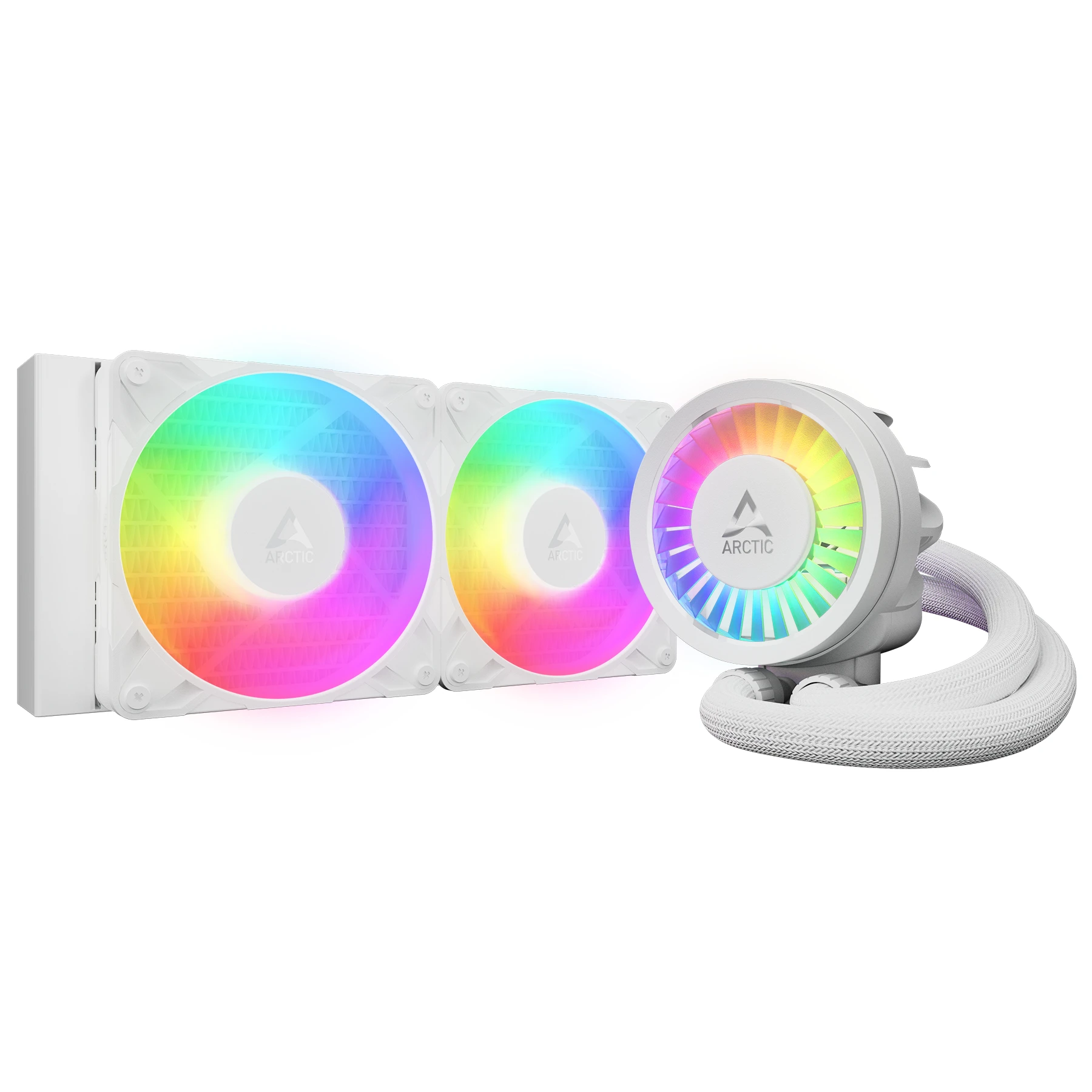 Водяне охолодження Arctic Liquid Freezer III Pro 240 A-RGB White (ACFRE00186A) Охолодження image 1