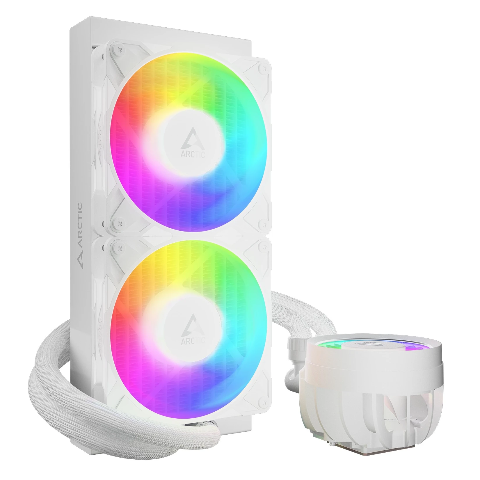 Водяне охолодження Arctic Liquid Freezer III Pro 240 A-RGB White (ACFRE00186A) Охолодження image 2