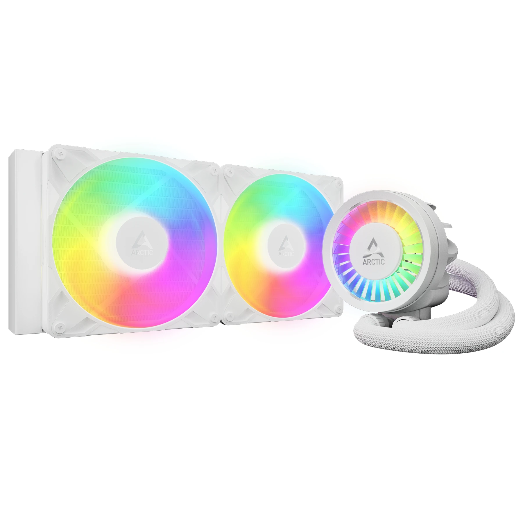 Водяне охолодження Arctic Liquid Freezer III Pro 280 A-RGB White (ACFRE00187A) Охолодження image 1