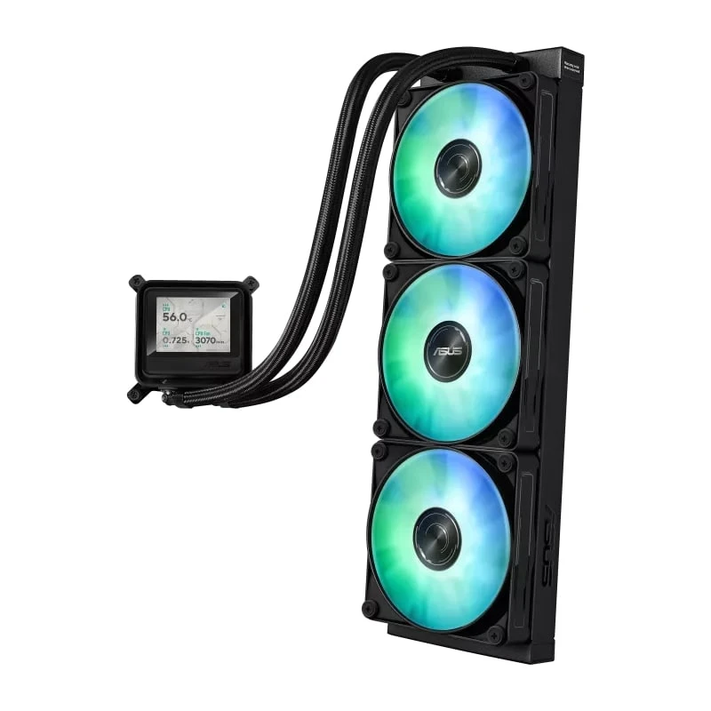 Водяне охолодження ASUS MAX GAMING LC 360 ARGB LCD Black (90RC01G1-B0EAY0) Охолодження image 2