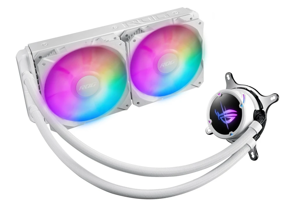 Водяне охолодження Asus ROG Strix LC II 240 ARGB White Edition (90RC00E2-M0UAY4) Охолодження image 1