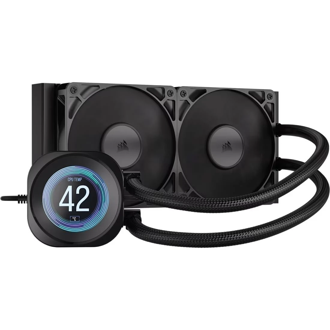 Водяне охолодження Corsair Nautilus 240 RS LCD (CW-9061031-WW) Охолодження image 1