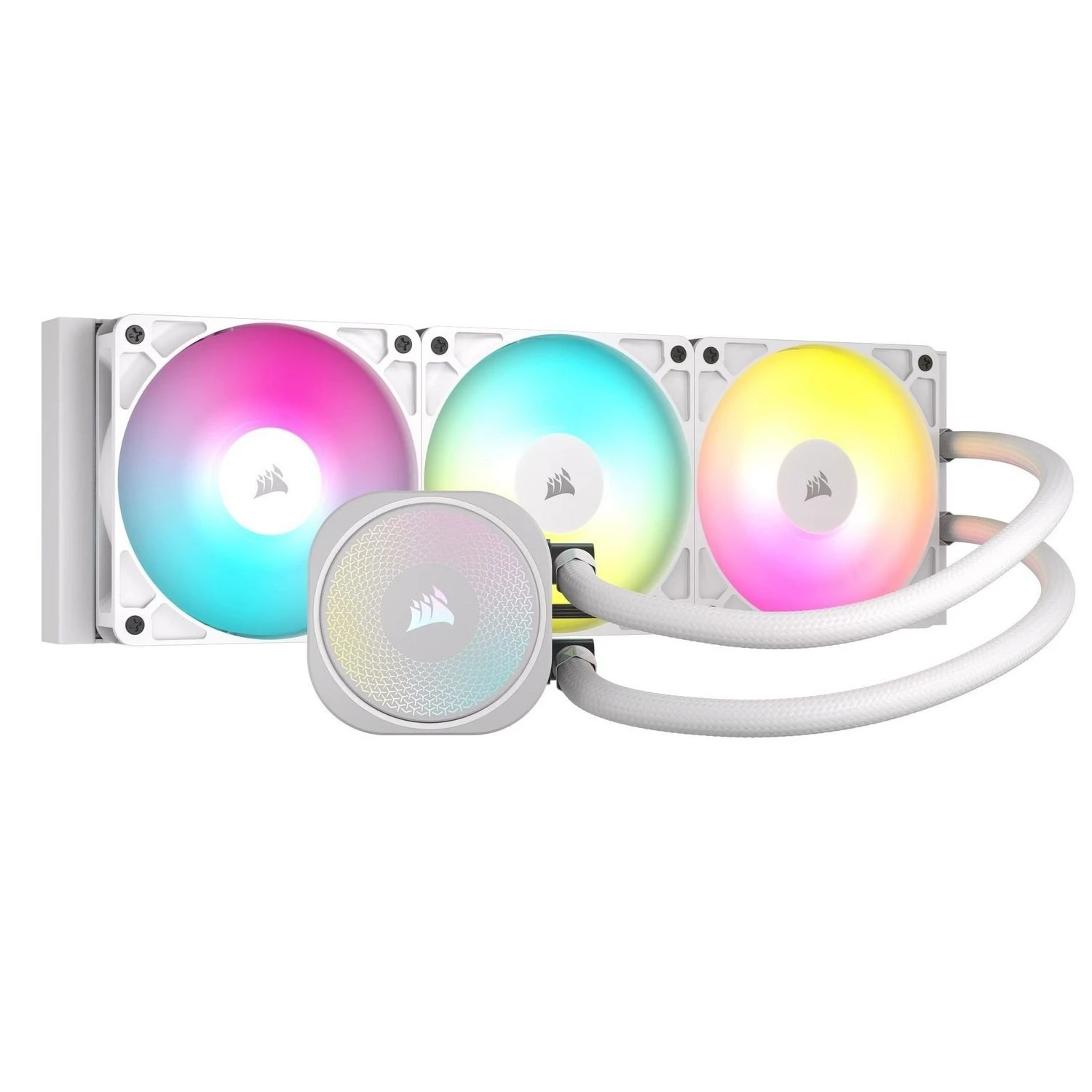 Водяне охолодження Corsair Nautilus 360 RS ARGB White (CW-9060095-WW) Охолодження image 1