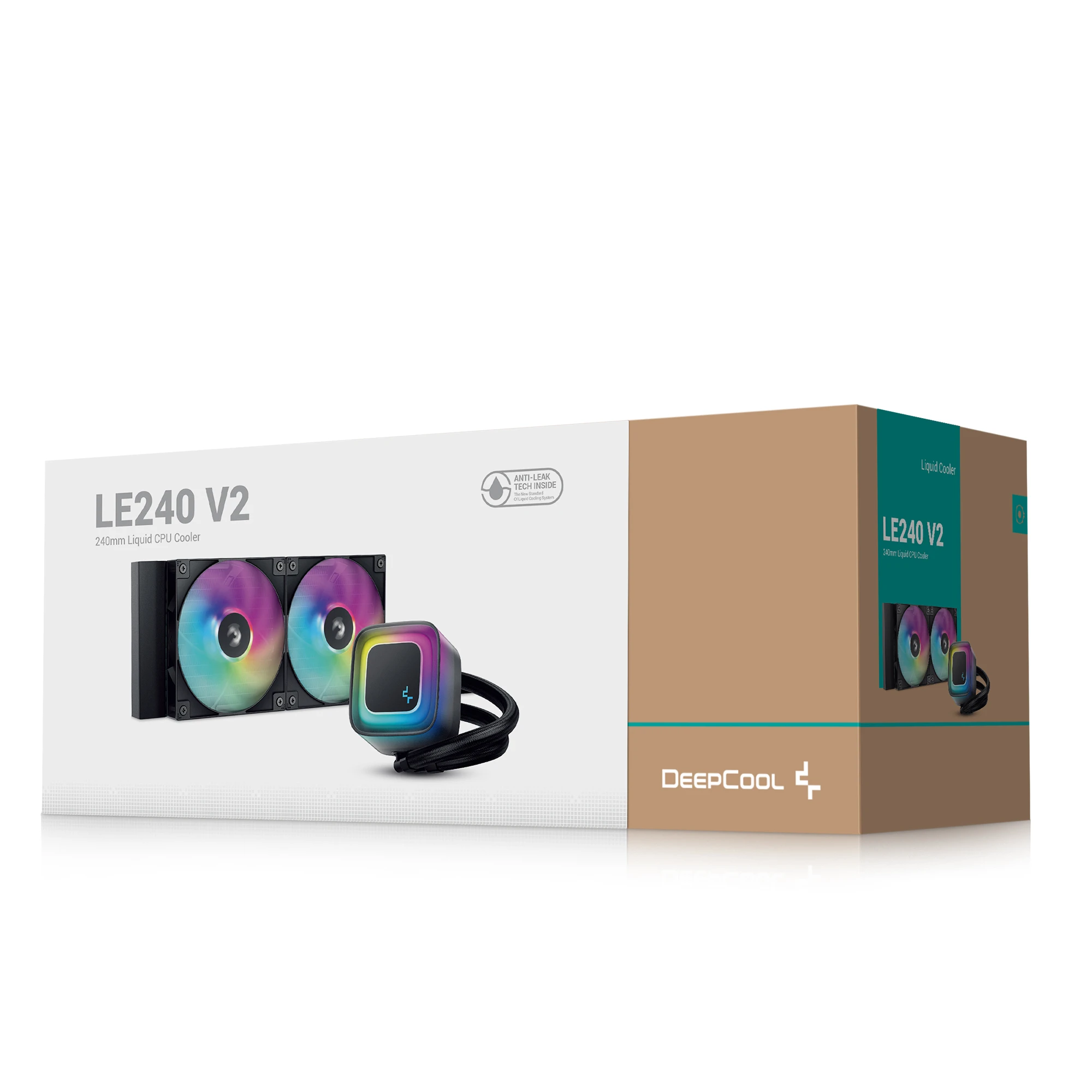 Водяне охолодження DeepCool LE240 V2 (R-LE240-BKAMMC-G-2) Охолодження image 1