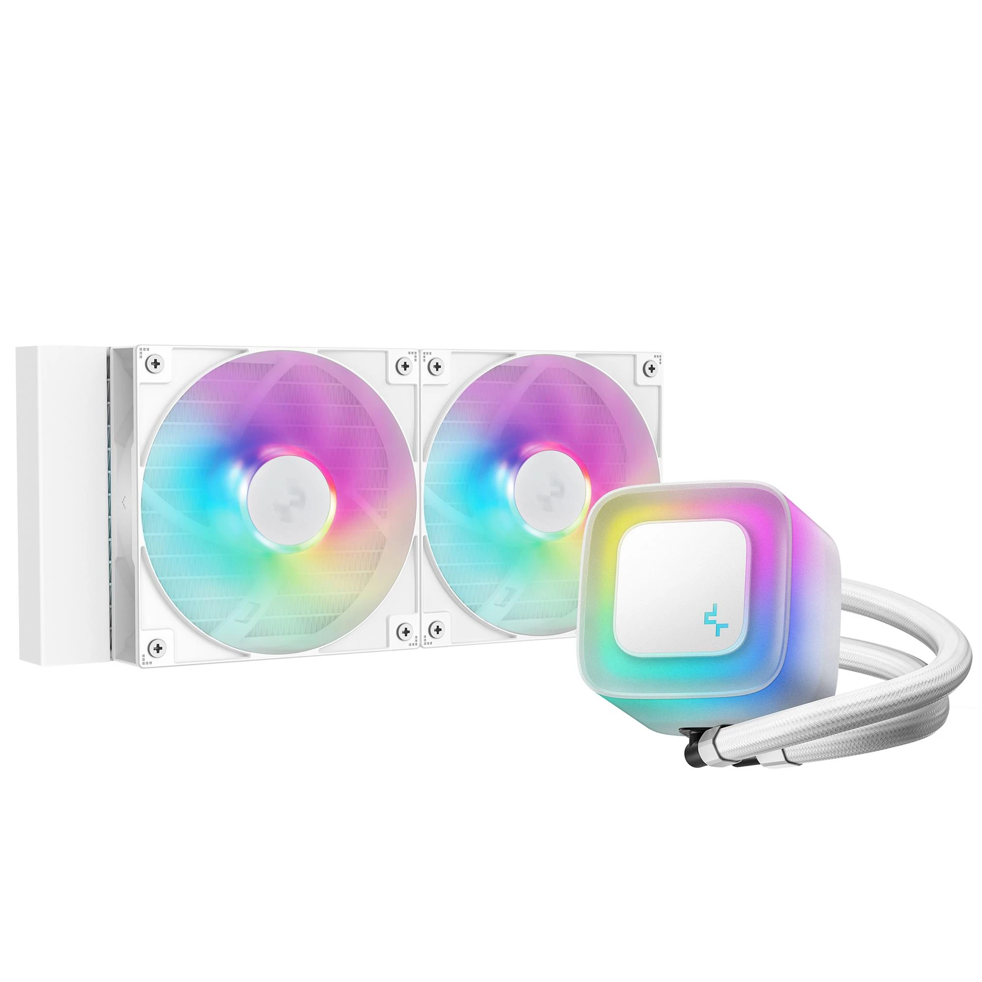 Водяне охолодження DeepCool LE240 WH V2 (R-LE240-WHAMMN-G-2) Охолодження image 4