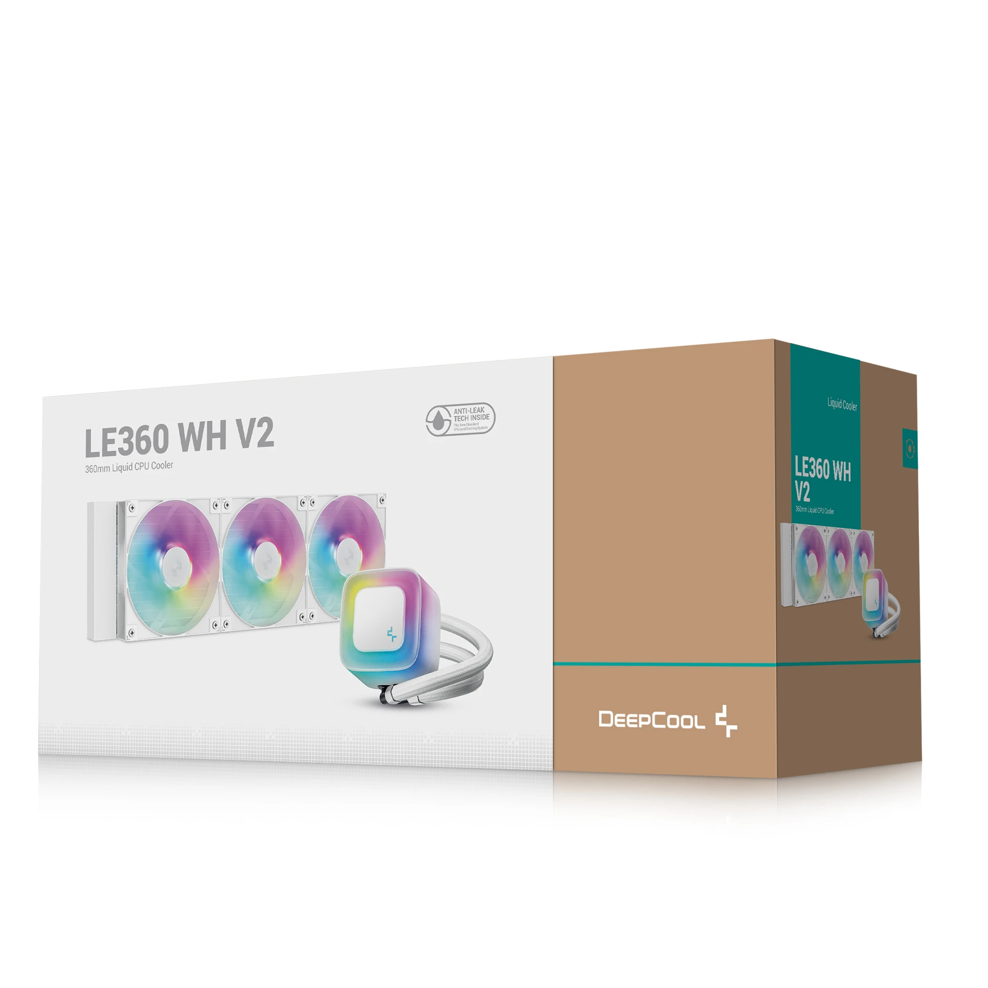 Водяне охолодження DeepCool LE360 WH V2 (R-LE360-WHAMMN-G-2) Охолодження image 4