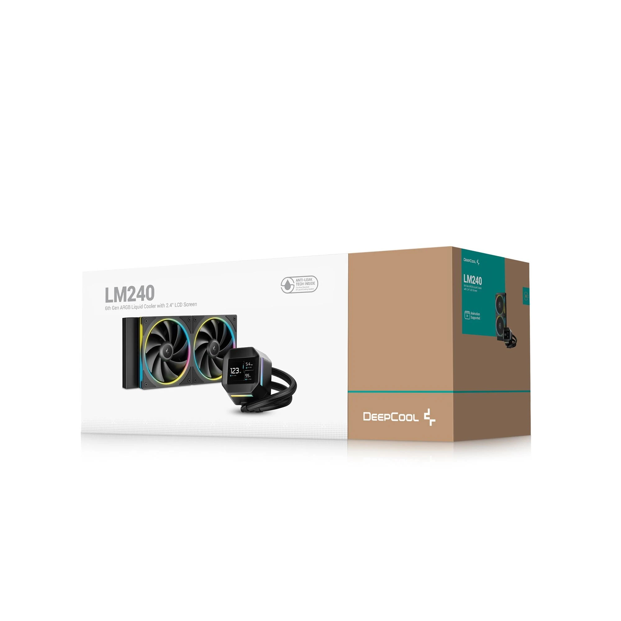 Водяне охолодження DeepCool LM240 Black (R-LM240-BKDMMC-1) Охолодження image 4