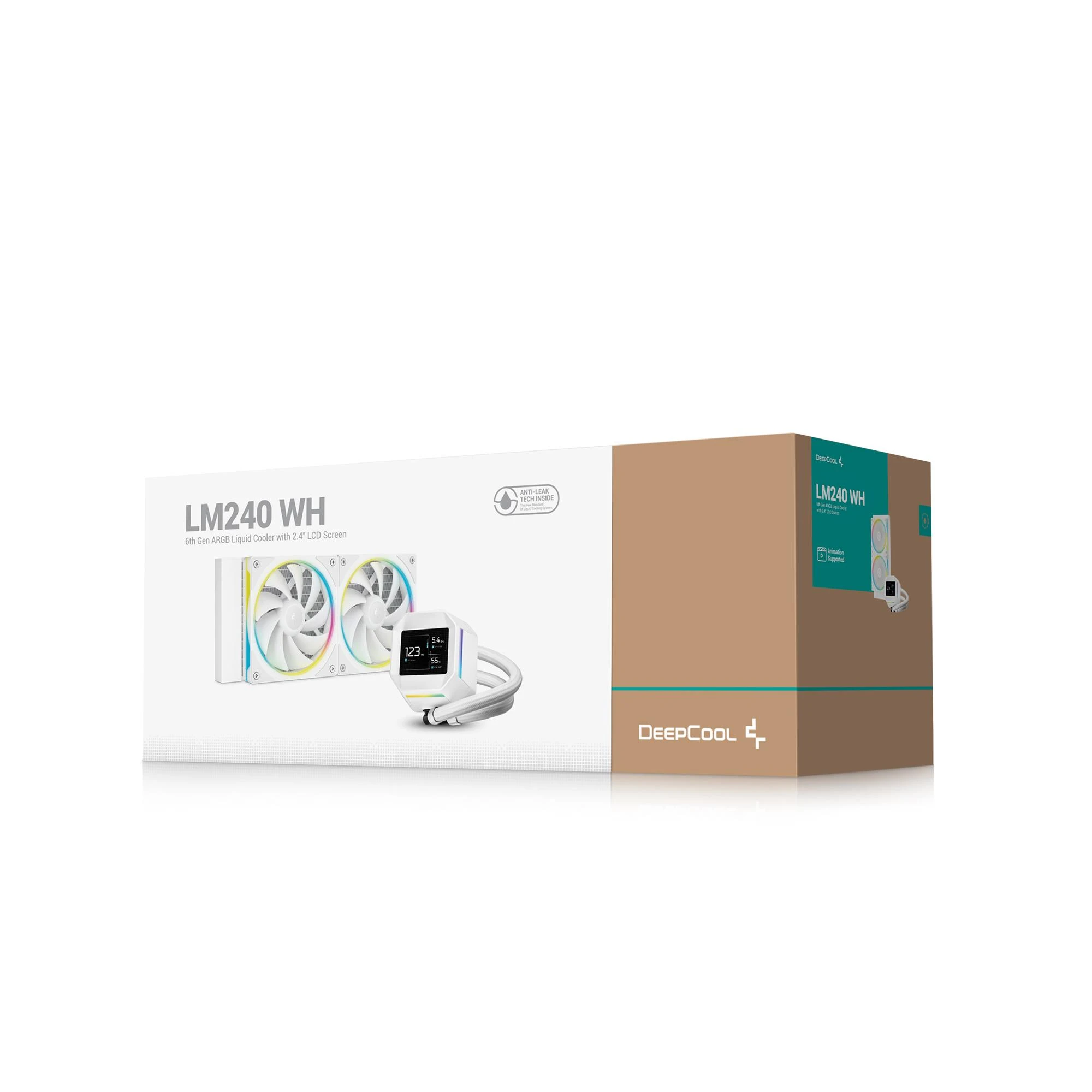 Водяне охолодження DeepCool LM240 WH (R-LM240-WHDMMC-1) Охолодження image 2