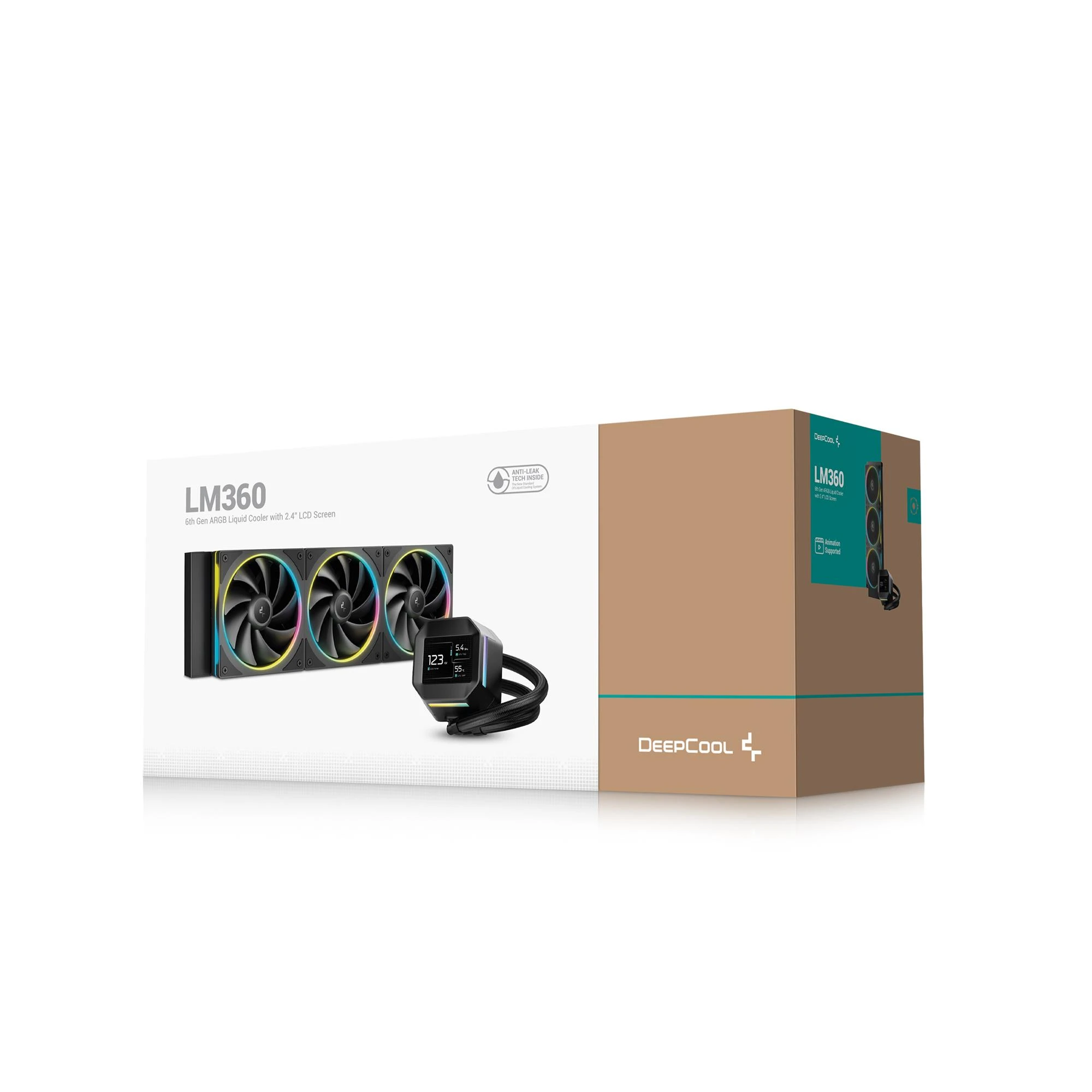 Водяне охолодження DeepCool LM360 Black (R-LM360-BKDMMC-1) Охолодження image 4